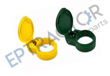 1 pieza amarillo + 1 pieza verde hembra acoplador rápido hidráulico tapa antipolvo 1,49" (38 mm)