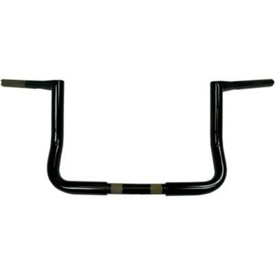 LA Choppers Black 1 1/4'' Twin Peaks Handlebars 10'' Harley Batwing Fairing FLHT