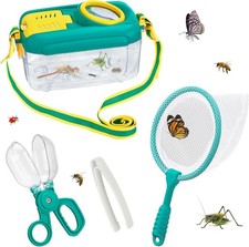 Bug Catcher for Kids - Sturdy Kid Bug Catching Kit Gifts with Butterfly Net Coll