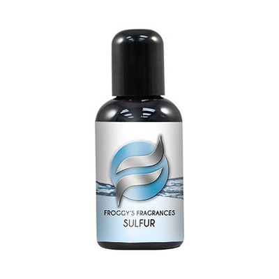 Froggy’s Fog Sulfur water-based scent additive bottle