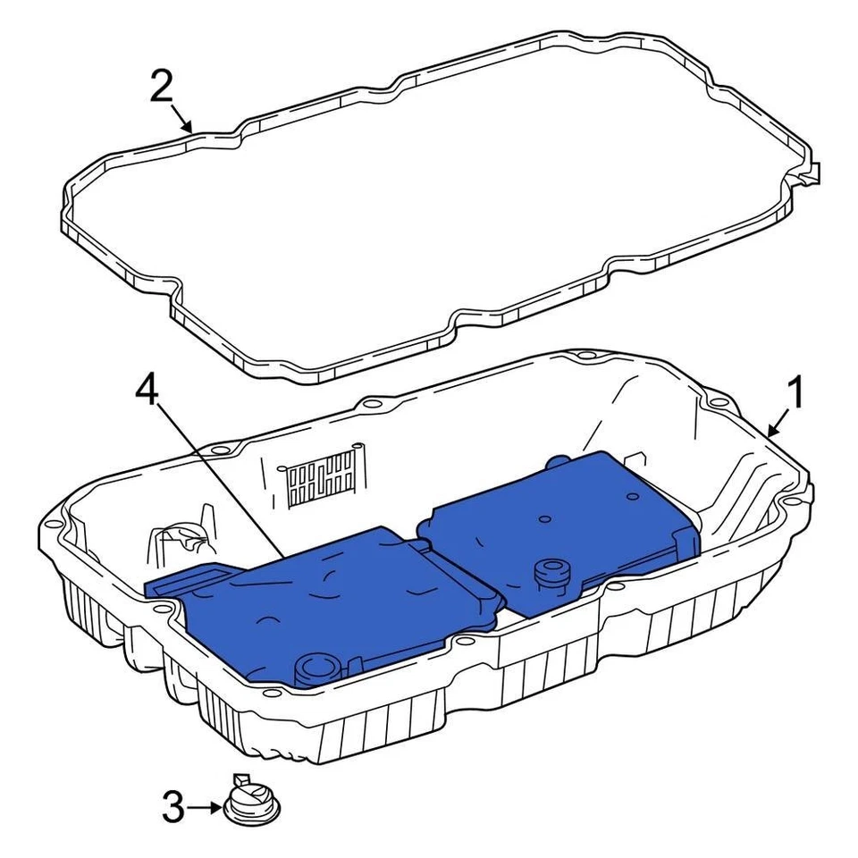 For Mercedes-Benz Sprinter 4500 19-23 Mercedes-Benz Transmission Oil Filter Foto 2 de 4