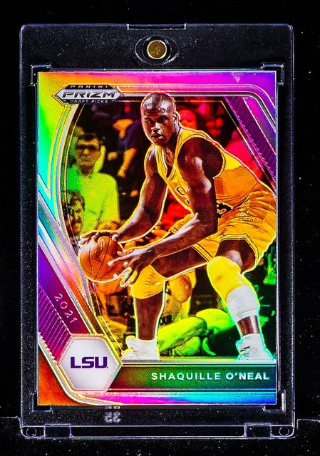 Shaquille O'Neal RAINBOW REFRACTOR CARD LSU Tigers HOF