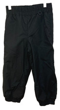 Columbia Little Kids Black Waterproof Pull On Lined Rain Pants Youth Size 4/5