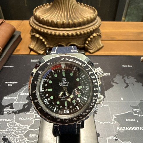 RARE! Vintage Mortima Diver 15 Jewels Super Datomatic **SERVICED**