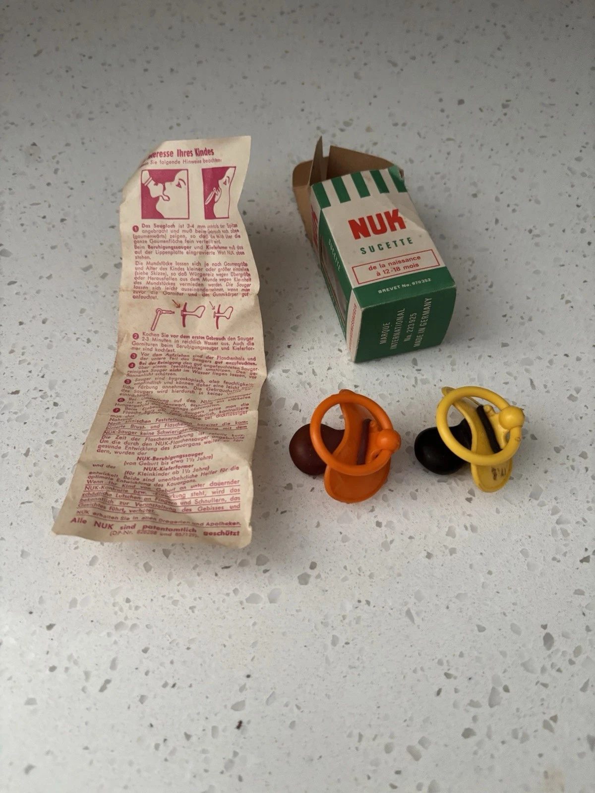 VTG German Nuk Hanseatische Pacifier Bremen Collectable Box/paper Orthodontic
Opens in a new window