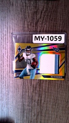 Dez Fitzpatrick 2021 Phoenix #RJMDFI Rookie RC Jumbo Patch Yellow Prime/50