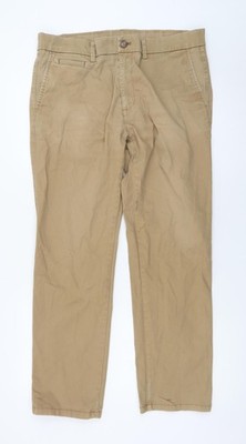 Dunnes Stores Herren Beige Chino Hose 34W 29L Regular Fit