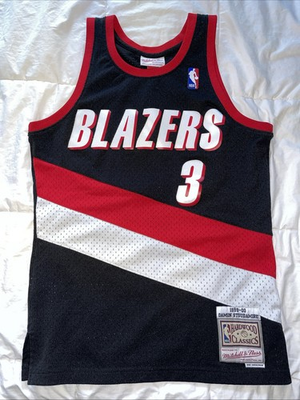 #ad Portland Trailblazers Mitchell amp; Ness Swingman Jersey $50.00