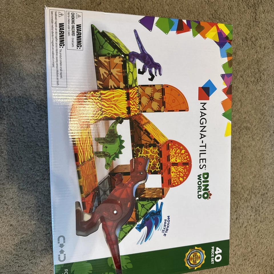 Juego de construcción magnético Magna-Tiles Dino World - 40 piezas Foto 4 de 4
