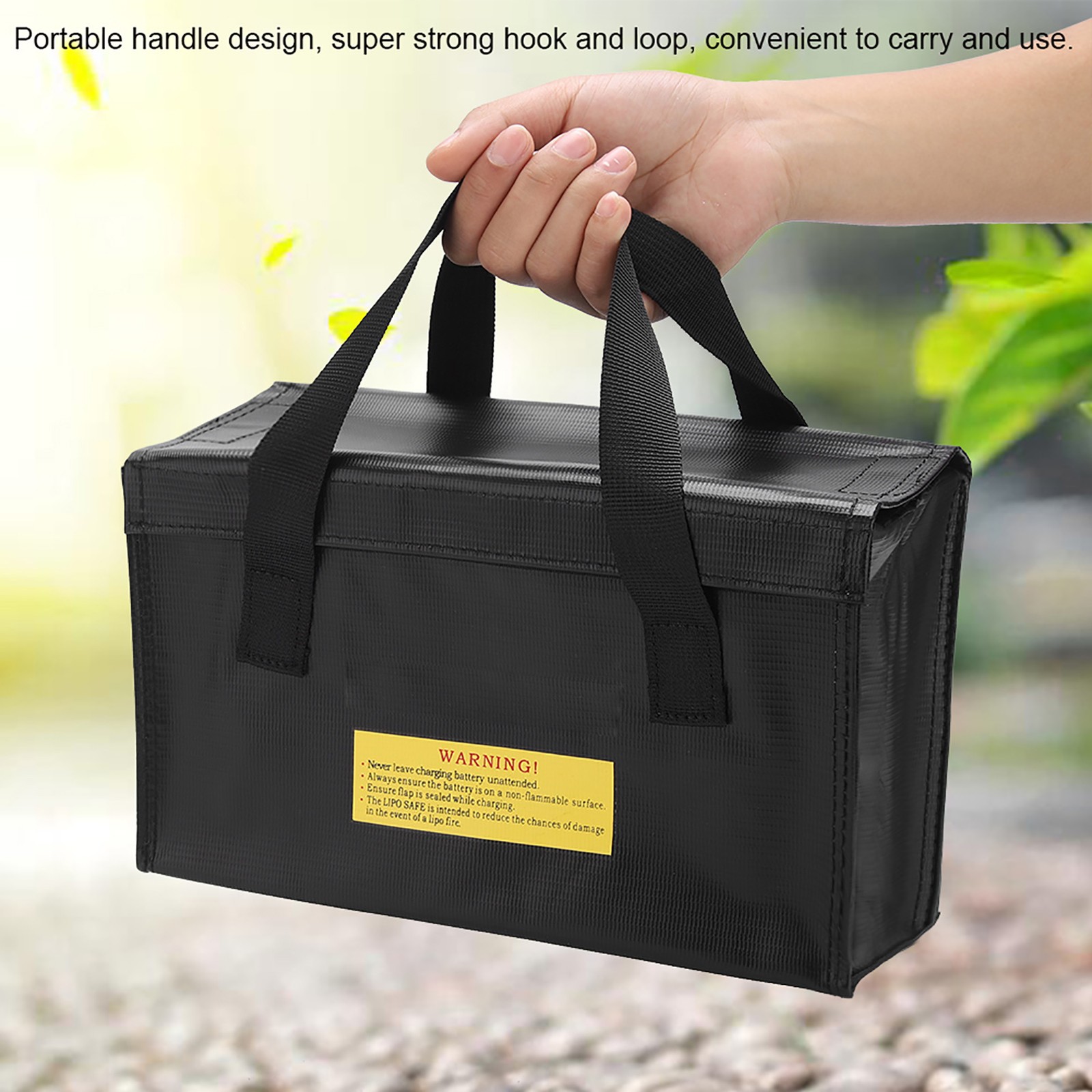 Large Explosionproof Lipo Bag For Safe Battery Charging