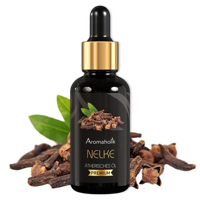 AROMAHOLIK Nelkenöl BIO 100% naturrein – Ätherische Öle für Diffuser, Clove Essential Oils
