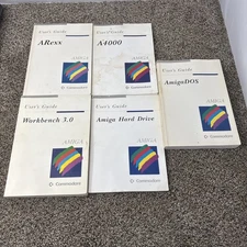 AMIGA User Guides:  Workbench 3.0, ARexx, A4000, AmigaDos and Amiga Hard Drive