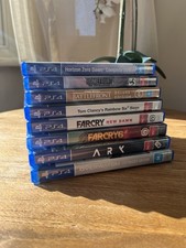 PS4 Game Bundle x8 – Far Cry 6, Horizon, ARK, Rainbow Six, Overwatch + More