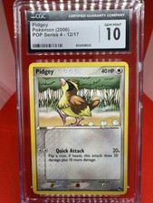 PIDGEY 2006 POP SERIES 4 - #12/17 CGC GEM MINT 10 - Pokemon TCG Vintage Rare on eBay