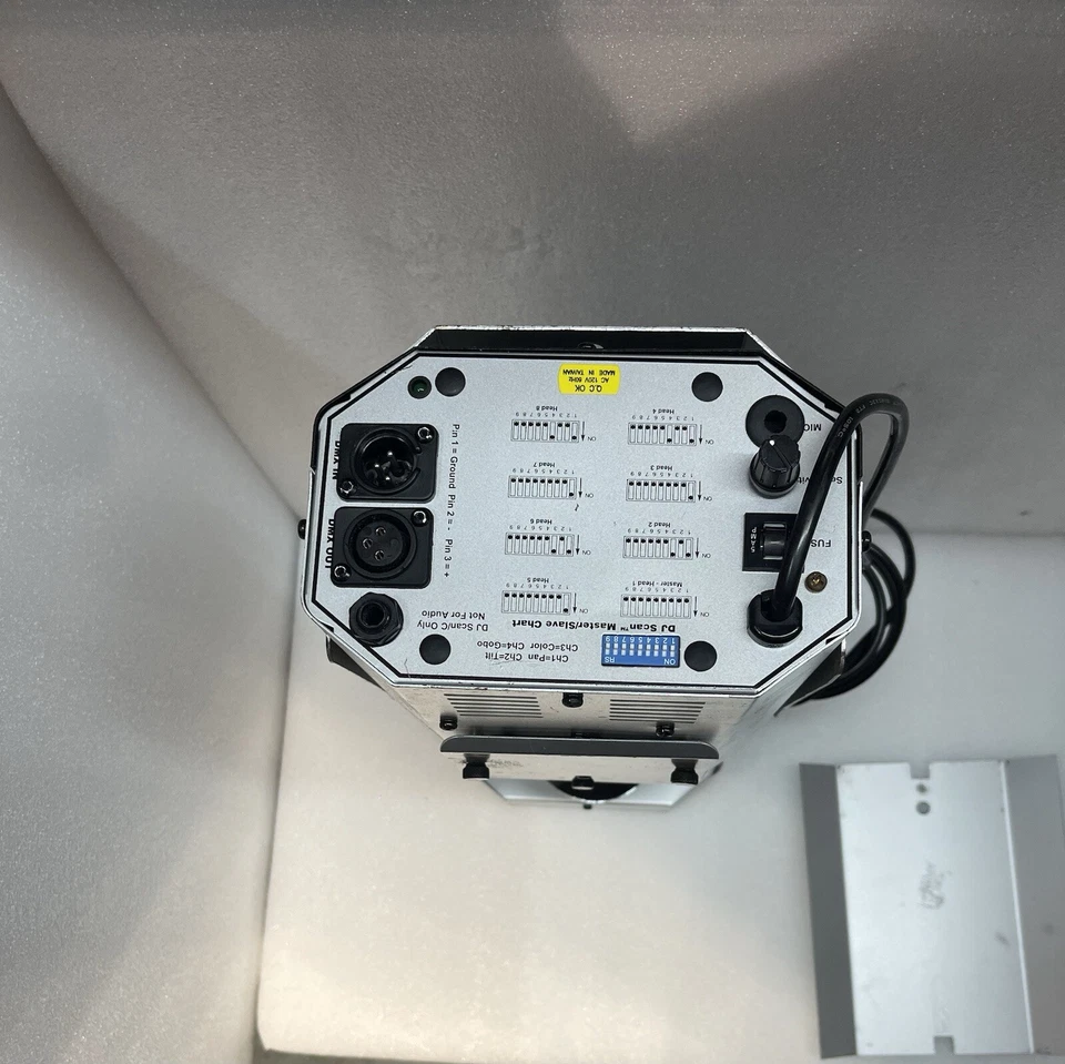 (2) American DJ Dj SCAN 250 DMX Scanner Lights Working - Image 3 of 4