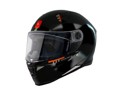 MT HELMET HELMETS M FULL FACE REVENGE 2 S SOLID A1 GLOSS BLACK
