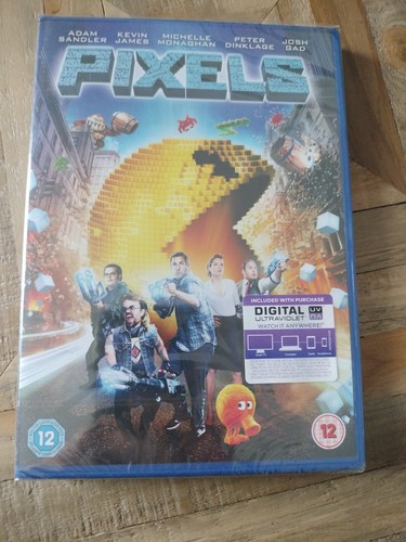 Pixels - Adam Sandler - DVD - New & Sealed - Picture 1 of 2
