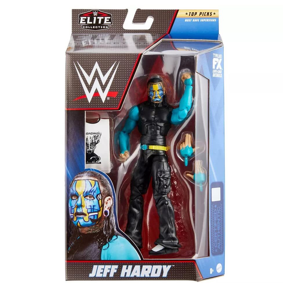 WWE Jeff Hardy 6 Inch Elite Collection Action Figure with TrueFX