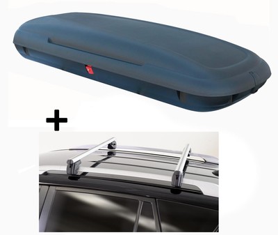 Dachbox VDPCA480 Liter+Dachträger Sherman für Volkswagen Pointer II 94-13