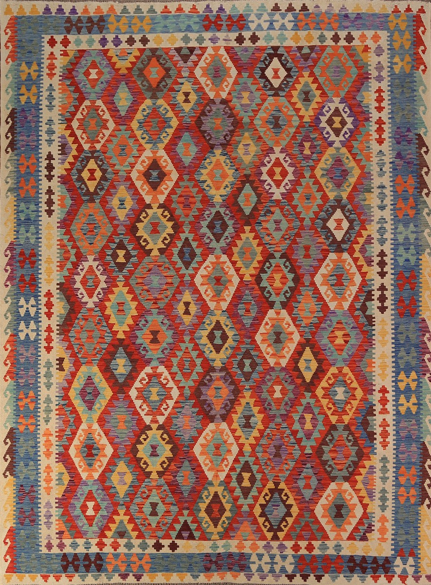 Tribal Nomadic-inspired Reversible Kilim Kelim Rugs 8x11 ft | eBay