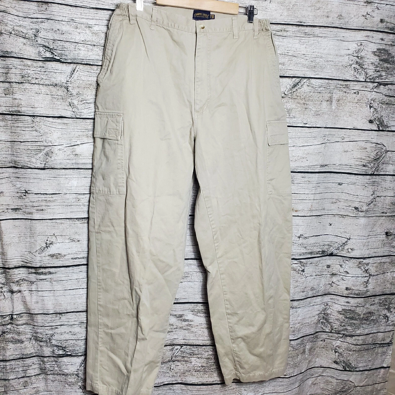 Shaver Lake Khaki Tan Cargo Pants Size 38X32 Reg $48.00