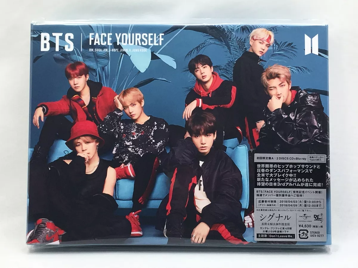 BTS Bangtan Boys Japan Limited Album FACE YOURSELF Type A CD+Blu-ray from  Japan