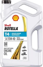 ROTELLA T4 15W40 HEAVY DUTY MOTOR OIL 1 GALLON CONTAINER DIESEL ~ COMBINE SHIP