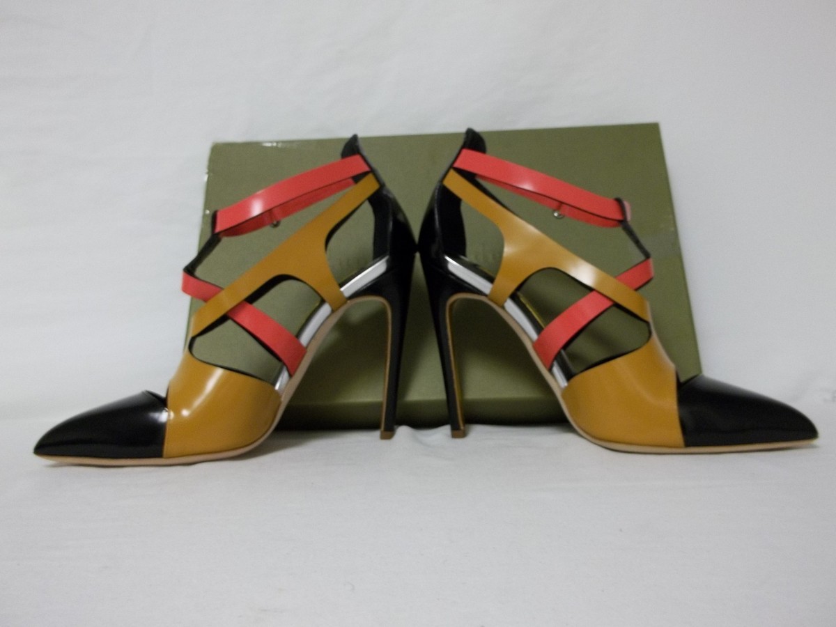 Rupert Sanderson Size EU 36.5 US 6.5 Moiki Black Leather