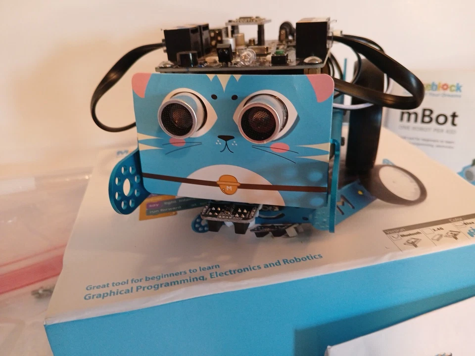 Makeblock MBot Creativo Hágalo Usted Mismo Gráfico Electrónico Robot Kit de Inicio Juguete Bluetooth Foto 2 de 4