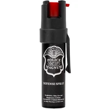 Police Magnum pepper spray 3/4oz Pocket Clip Safety Defense Security Protection