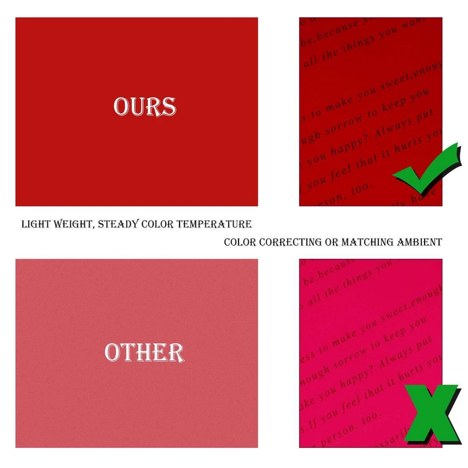 10 Pieces Christmas Gel Filter - Transparent Color Red Correction Lighting Ge... - Image 3 of 4