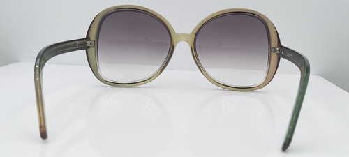 Liz Claiborne Green Oval Oversized Sunglasses Hong Kong FRAMES ONLY - Picture 3 of 5