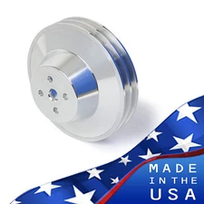 Big Block Buick Water Pump Pulley 400 430 455 Long (LWP) V-belt Billet Aluminum