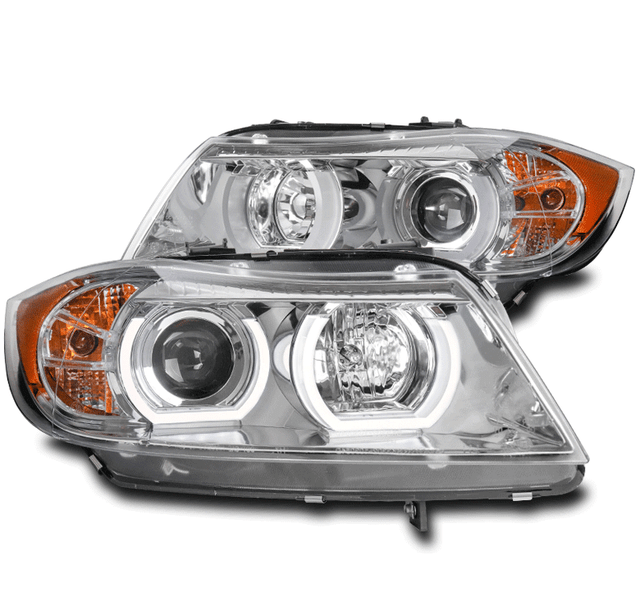 FOR 06 07 08 BMW E90 3SERIES (HID) 4DR HALO PROJECTOR HEADLIGHT