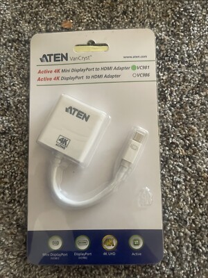 Aten Mini DisplayPort To HDMI Adapter