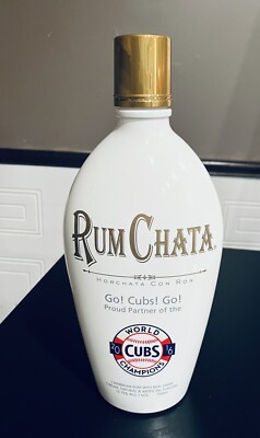 Rum Chata Chicago Cubs 2016 World Series Bottle (empty)
