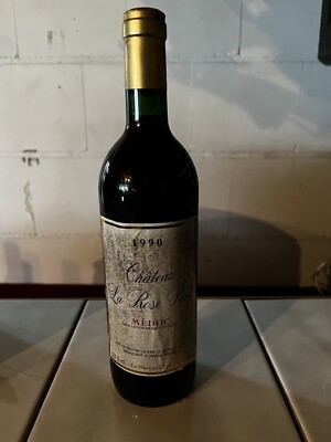 Château La Rose Picot Medoc Le Savour Club 1990 France Frankreich Rarität