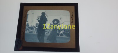 A15 Glass Magic Lantern Slide CHICAGO'S WORLD FAIR 1933-34 SPANISH VILLAGE