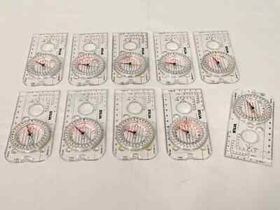 British Army - SILVA 4/54 Military Luminous Compass With Lanyard