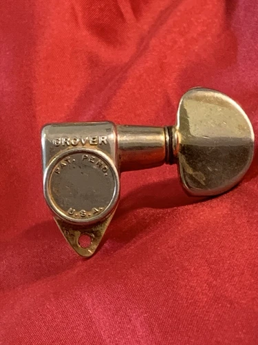 1960s Grover Futura Guitar Tuner Patent GOLD Vintage USA Part