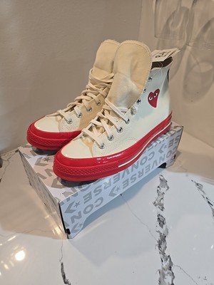 Converse x Comme des Garcons Play Chuck 70 CDG Hi Top Sneakers  Size 9M/11W