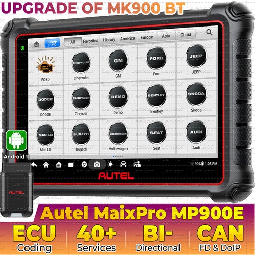 Autel MaxiPRO MP900E Automotive OBD2 Scanner Coding Newer of MP808S DoIP CANFD