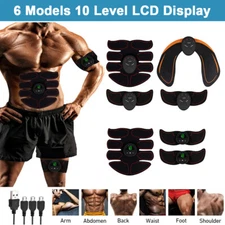 EMS Abdominal Muscle Toning Trainer ABS Stimulator Toner Fitness Binder Gym Belt