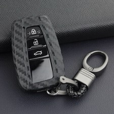 Carbon Style Tpu Key Case Fob Cover For 2017-up Toyota Camry C-hr Prius Prime Carbon Style Tpu Key Case Fob Cover For 2017-up Toyota Camry C-hr Prius Prime