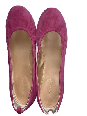 nine west fuchsia shoes
