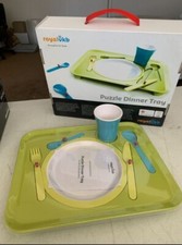VKB Vintage Child  s Puzzle Dinner Tray A Fun  Easy learning Tool - NEW