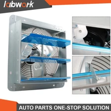 Labwork 10"12"14"16"20" Shutter Exhaust Fan Aluminum High Speed Wall Mounted