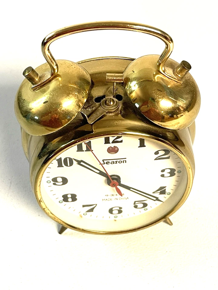 Season Bell Alarm Table Clock Glows Works - Image 4 of 4