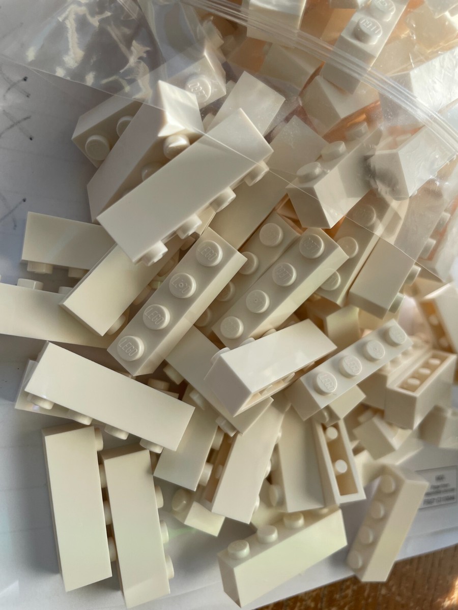 LEGO- NEW-#3010-WHITE- 1 X 4 BRICKS-20 PIECES | eBay