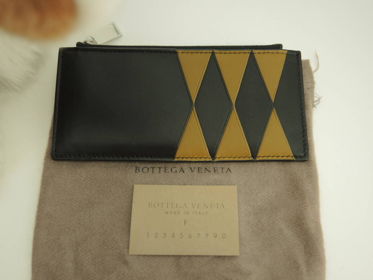 Bottega Veneta Coin case Card pocket Leather Black Brown Bottega Veneta Coin case Card pocket Leather Black Brown